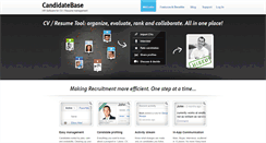 Desktop Screenshot of candidatebase.com